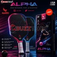 (IMPORTED) BuzzTech KAMITO Alpha & Gamma Pickleball Paddle T700 Carbon Fiber 14mm/16mm USA Approved