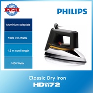 Philips HD1172 Classic Dry Iron WITH 3 MONTHS SHOP WARRANTY