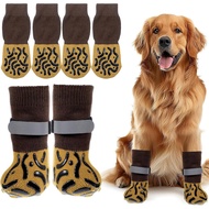 1 Pair (4 Models) of Anti-licking Dog Socks, Hot Ground Dog Socks, Double-sided Anti-slip Dog Socks,