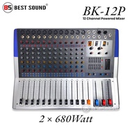 BS BK-12P Powered Mixer 680Watt x2 ( Ready Stock )