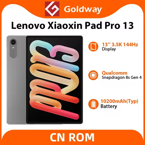 Original Lenovo Xiaoxin Pad Pro 13 Tab 8GB 128GB Snapdragon 8s Gen 4 13" 144Hz Display 10200mAh Batt