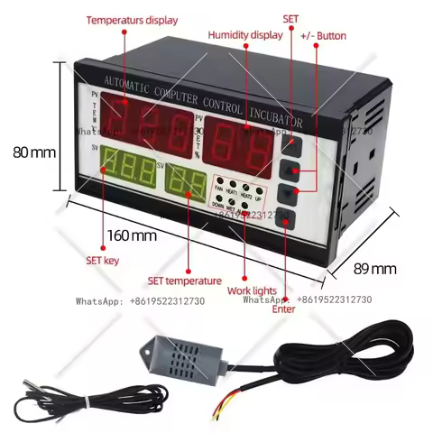 XM-18 Automatic Humidity and Temperature Thermostat Controller Farm Poultry Accessories Tools Ostric