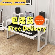 🌟包送貨- 書桌 學習桌 鋼琴桌 書檯 電子琴桌 家用編曲鍵盤調音桌 琴架 工作桌 電鋼琴檯 音樂桌 編曲枱 全新包送貨 desk #