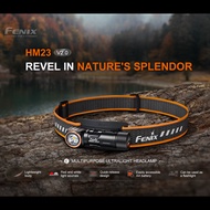 FENIX HM23 V2.0 Multipurpose UltraLight Headlamp 300Lumens Include AA Battery