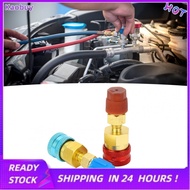 kaobuy Brass Coupler Adapter R1234yf Quick Couplers Kit R1234YF to R134A Car Conditioner AC Charging