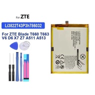 Battery Li3822T43P3h786032 For Zte Blade T660 T663 V6 D6 X7 Z7 A511 A513 A515 BA511 BA513 BA515