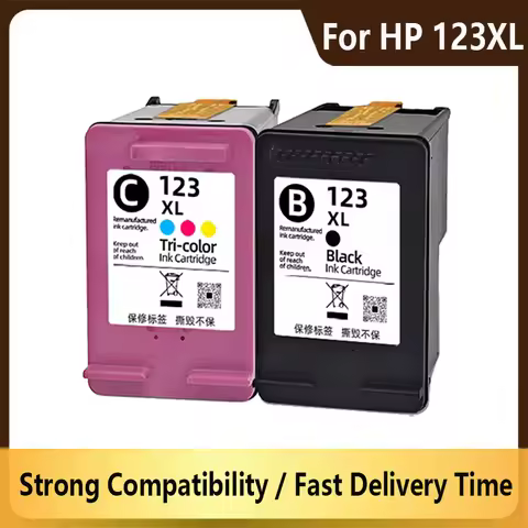 123XL Ink Cartridge Replacement For HP 123 XL HP123 Compatible Deskjet 2620 2130 2132 2630 3630 3632