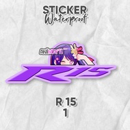 Yamaha R 15 Anime Logo Sticker Waterproof Anime Sticker/
