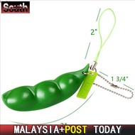 ★Fast Delivery★ Squeeze Edamame to Decompress and Vent Squeeze Edamame Toys Peas Beans Keychain