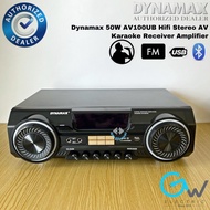 [Bluetooth] DYNAMAX AV100UB HiFi Stereo AV Karaoke Receiver Amplifier with Remote Control