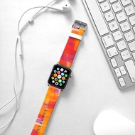 Apple Watch Series 1 , Series 2, Series 3 - Apple Watch 真皮手錶帶，適用於Apple Watch 及 Apple Watch Sport - Freshion 香港原創設計師品牌 - 色彩圖案 104