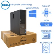 Máy Dell đồng bộ Core i7 4770/Ram 16GB /SSD 128GB/HDD 500GB. Máy like new đẹp 99% zin nguyên bản.
