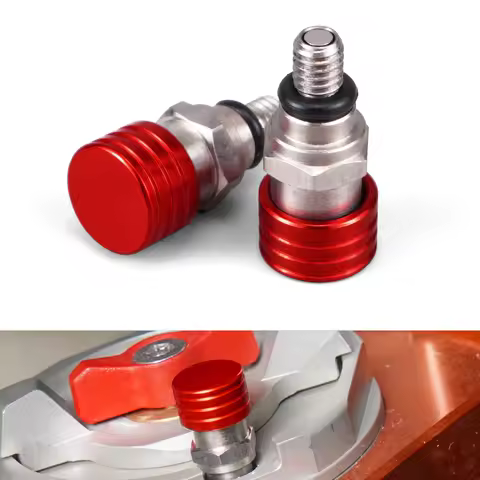 NICECNC M5x0.8 Fork Air Bleeder Valve For Honda CR80 CR85 CR125 CR250 CR500 CRF250R CRF450R CRF250X 