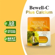 Bewell-C Plus Calcium 10 Capsules Vitamin C, Calcium Citrate, and Vitamin D3 for Adult to Strengthen
