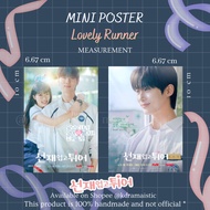 KDRAMA LOVELY RUNNER |MINI POSTER | FAN MADE [KDRAMA MERCH]