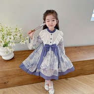 Girl's dress, Lolita princess dress, little girl's dress, elementary school performance dress