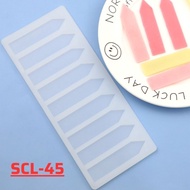 Triangular Rectangular Silicone Mold Decorative Pattern DIY Making 3D Chocolate Candy Jelly Beard SC