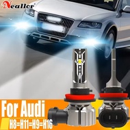 2Piece H11 H8 Led Fog Lights Headlight Canbus H16 H9 Car Bulb Diode Lamp 12v 55w for Audi A4 8K B8 B