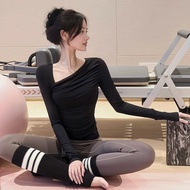 Pilates Training Clothes Yoga Clothes Suit Women's High-End Yoga Tops Beautiful Fitness Clothes Autu