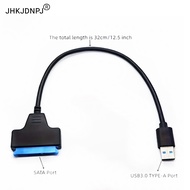 32cm USB 3.0 to SATA III Hard Drive Adapter Cable SATA 22PIN HDD Cable 7+15pin SATA For 2.5inch HDD/