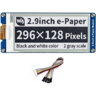 2.9inch e-Paper Display Module, 296x128 Resolution 3.3V/5V Two-Color epaper Display E-Ink Screen Mod