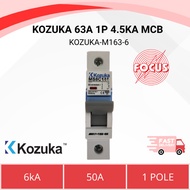 KOZUKA 63A 1P 4.5KA MCB