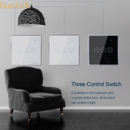 Tuya WiFi wireless smart touch light wall switch smart life APP voice Amazon Echo Google home asista