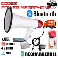 Bluetooth Megaphone Loud Hailer with Siren + USB & Record Function * Pembesar Suara