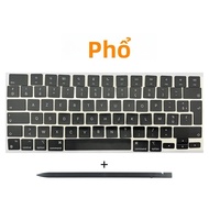 Macbook Pro/Air 13 14 16 Keycaps Set A2442 A2485 A2681 A2941 A2779 A2992 US UK Tây Ban Nha Pháp Nga 