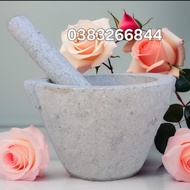 Mortar And Stone Pestle 28cm Wide