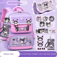 Kuromi School Bag Cinnamon Dog Backpack Cute Primary School Students Girls Children Large-Capacity R