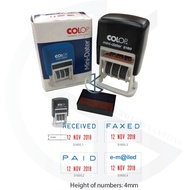 COLOP Mini Dater Stamp Chop Self-inking PAID RECEIVED FAXED @emailed S160