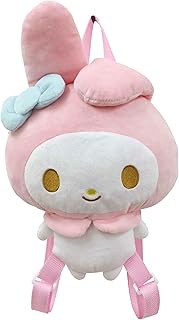 I Planning Sanrio Characters Plush Backpack My Melody W9.8 x H9.8 x D6.7 inches (250 x 250 x 170 mm)