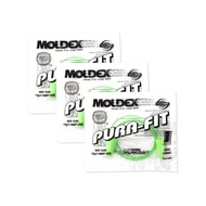 【美國MOLDEX】(3包超值組)Pura-Fit超靜音PU慢回彈子彈型隔音耳塞-型號6900帶線版綠色1對/包