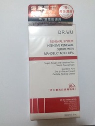 Dr Wu 杏仁酸亮白煥膚精華18% ,30ml