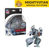Transformers NFL Dallas Cowboys Starblitz 5.5-Inch Action Figure Changes from Robot to Helmet Footba