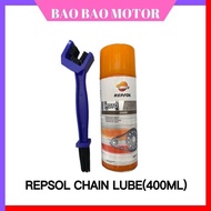 REPSOL CHAIN LUBE SPRAY RANTAI GOLD ORING CHAIN RK RKM SSS AJI  RACING SSS APIDO ZFORE ESPADA SPROCK