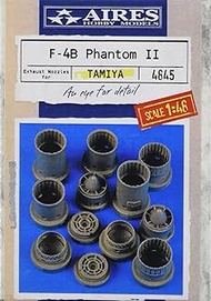 Iris ARS4845 McDonnell Aircraft F-4B Phantom 2 Afterburner (For Tamiya) Plastic Model Parts