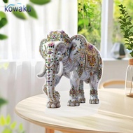 kowaku 2D Flat Elephant Acrylic Sign Tabletop Decoration for Bedroom Cabinet Shelf