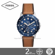 FOSSIL FS5914 Chronograph Tan Eco Leather Strap Men's Watch (OFFICIAL FOSSIL WARRANTY)
