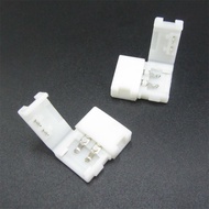 10PCS 10mm 2 pins Quick LED Strip Connectors for 5050,5630,5730 single color LED Strip Light