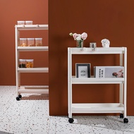 Plastic Gap Rack Kitchen Narrow Seam Storage Multi-Purpose Movable Kitchen Trolley Storage Rack