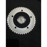 Fixie Bike Chainring 46 BCD 130 single speed silver alloy Lightweight