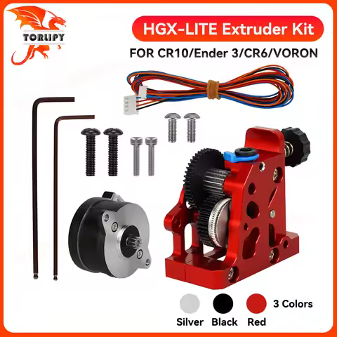 HGX-LITE-Extruder For CR10 CR 10S Ender3 V2 VORON Dual Gear Extruder Hard Steel Reduction Gear High 