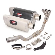 For Yamaha Tracer 9 Tracer9GT 2021-2023 Header Link Pipe Full Exhaust System For Motorcycle Slip On 