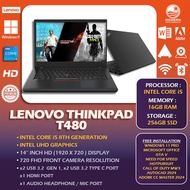 LENOVO THINKPAD T480/T490 LAPTOP - INTEL CORE i5/i7 PROCESSOR - 6TH/8TH GEN -14 INCH FHD DISPLAY