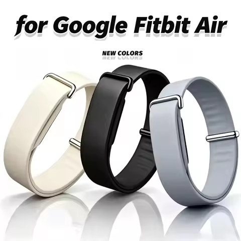Elevated Modern Band for Google Fitbit Air Accessories Replacement Silicone Sport Smart Bracelet Cor