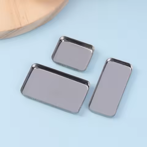 [CA2] 1/2/3/4/6pcs Empty Eyeshadow Tin Pans Makeup Palettes Empty Square Palette Aluminum Cases Pans