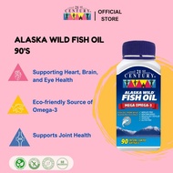21st Century Alaska Wild Fish Oil - Omega 3 Enteric Coated, Odourless, 90 Softgels