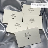 5pcs Minimalist Small Christmas Gift Cards